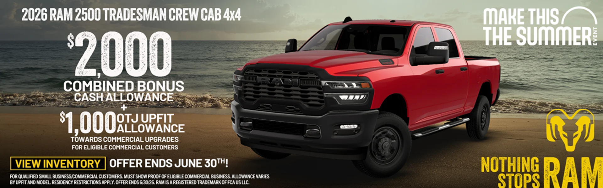 2026 RAM 2500 Deal