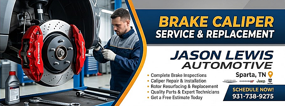 Brake caliper service and replacement in Sparta, TN