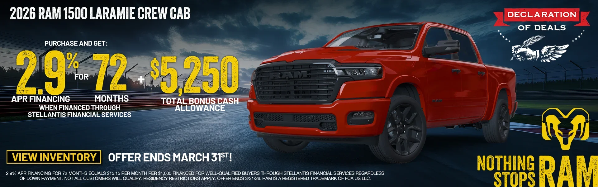 Declaration of Deals