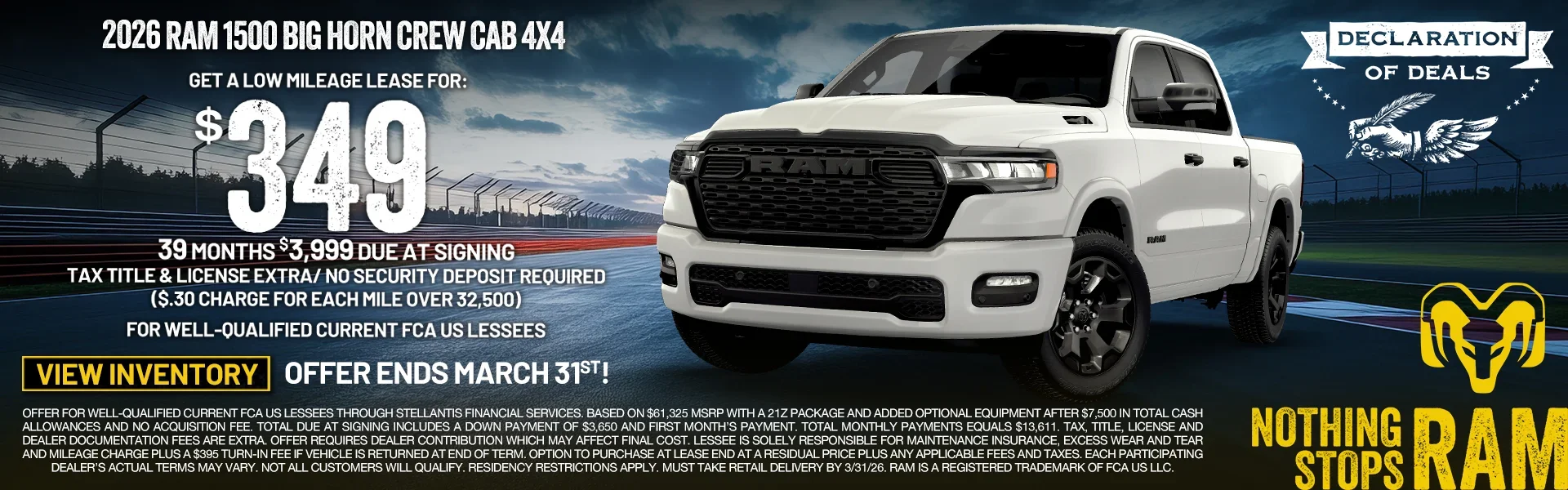 Declaration of Deals