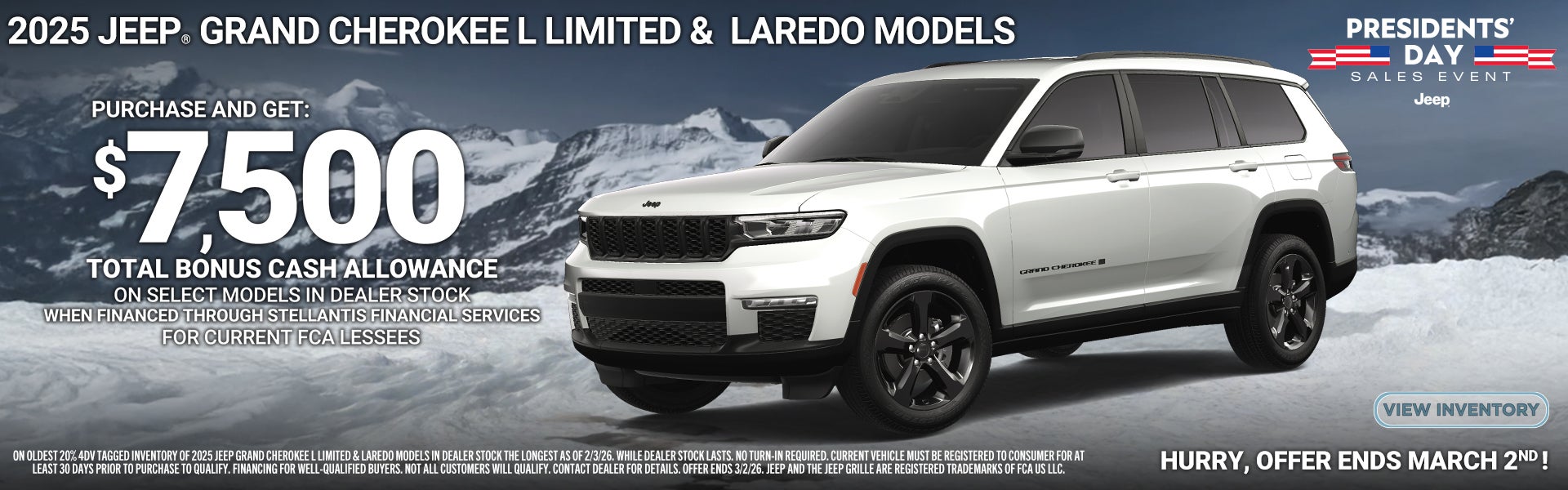 2025 Jeep Grand Cherokee L and Laredo