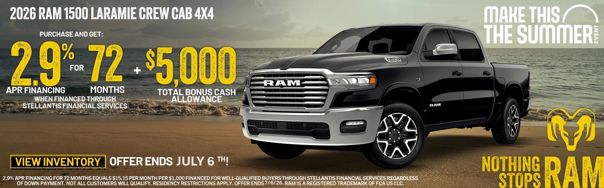 RAM 1500 Offer