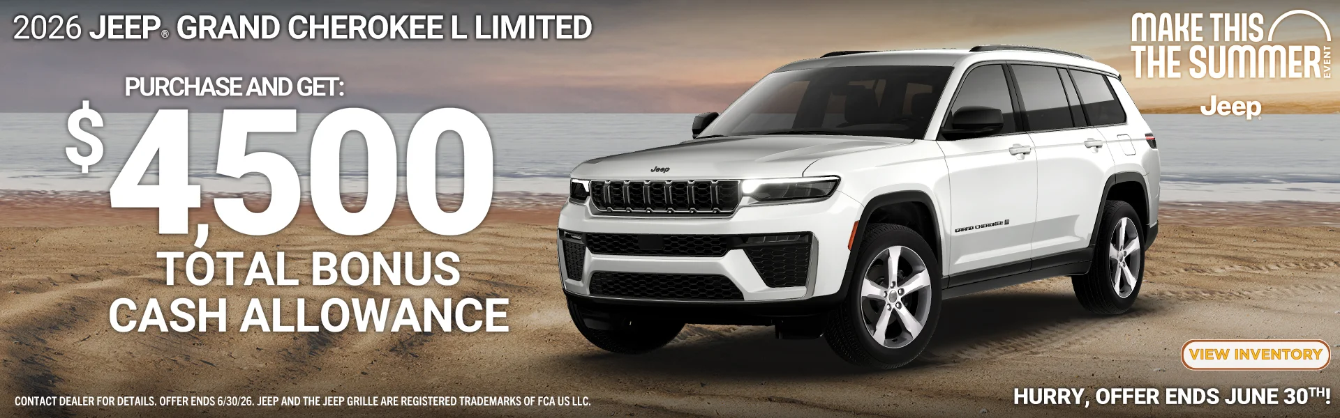 Grand Cherokee L Offer