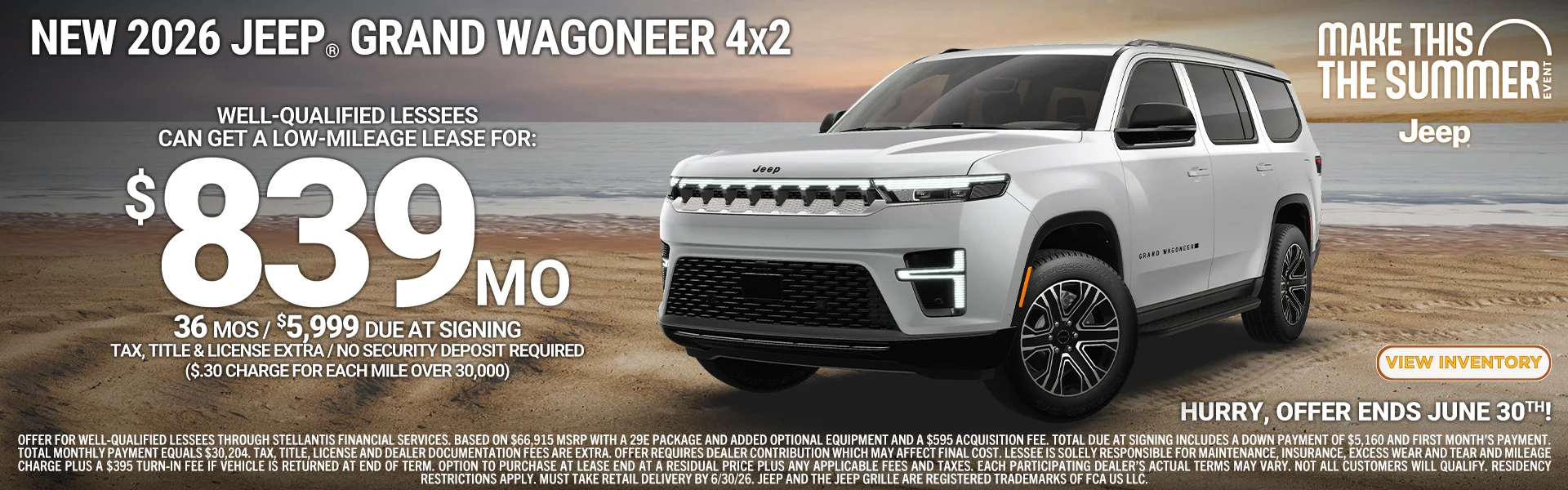 Grand Wagoneer Offer